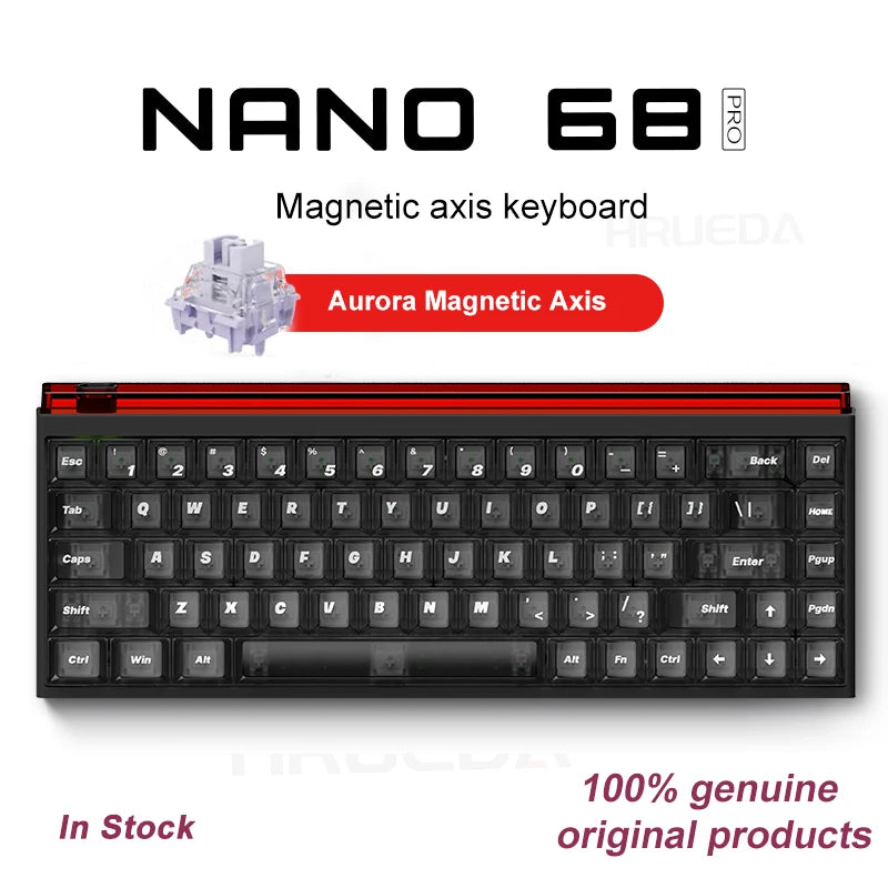 Madlions NANO 68/68 PRO Magnetic Axis Keyboard TTC Axis Type-C RGB 8000HZ Adjustable 0 Dead Zone RT 0.01 Esports Gaming Keyboard