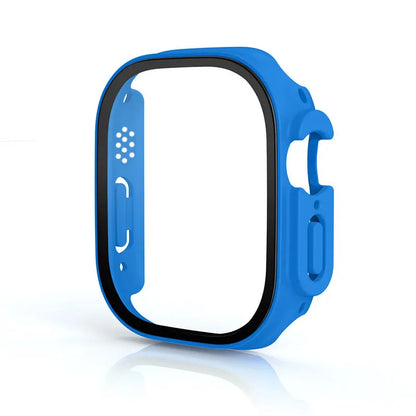 Glass+case For Apple Watch Ultra 49mm strap smartwatch PC Bumper+Screen Protector Tempered Cover iwatch series band Accessories