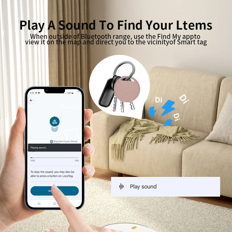 Navigation Tracker For Android Phones Work With Google Find Hub App Remote Locating Key Finder for Xiaomi Samsung Pixel GMS