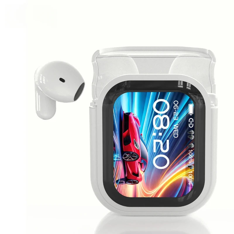 2026 New Ne200 Country 134  Translate Full Color Touch Screen TWS Earbuds - ANC Noise Cancelling Wireless Headphones