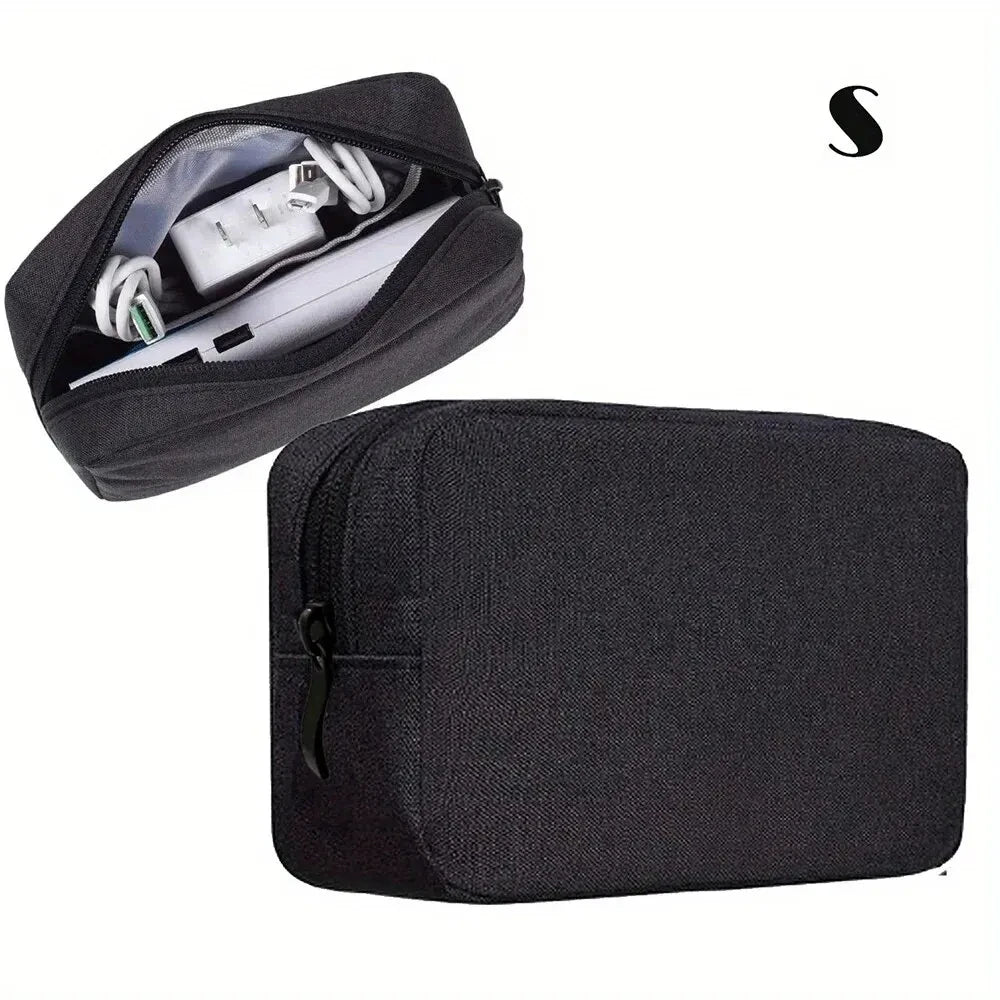 1pc Storage Bag Cable Cord Organizer Portable Digital Storage Bag for Watch,Cable,Power Bank,Charger,Charging Cords,Mouse