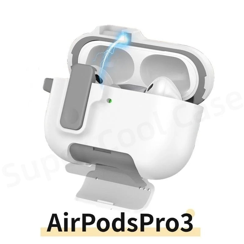 for AirPods Pro 3 Case Phone Holder Protective Cover For AirPods Pro 3rd Generation with Cleaner Kit Air pods Pro 3 Accessories