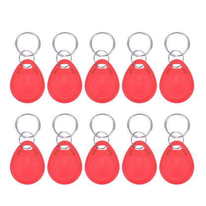 5YOA 10pcs 125KHz T5577 Keyfobs Rewritable Duplicate Tag 5200 Proximity Copy Access Card ID Token Ring RFID Cloner Keychain
