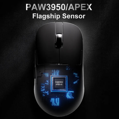 AJAZZ AJ159 APEX Wireless Mouse with RGB Magnetic Charging Base Lightweight Wired Bluetooth Gaming Mouse for PC Laptop
