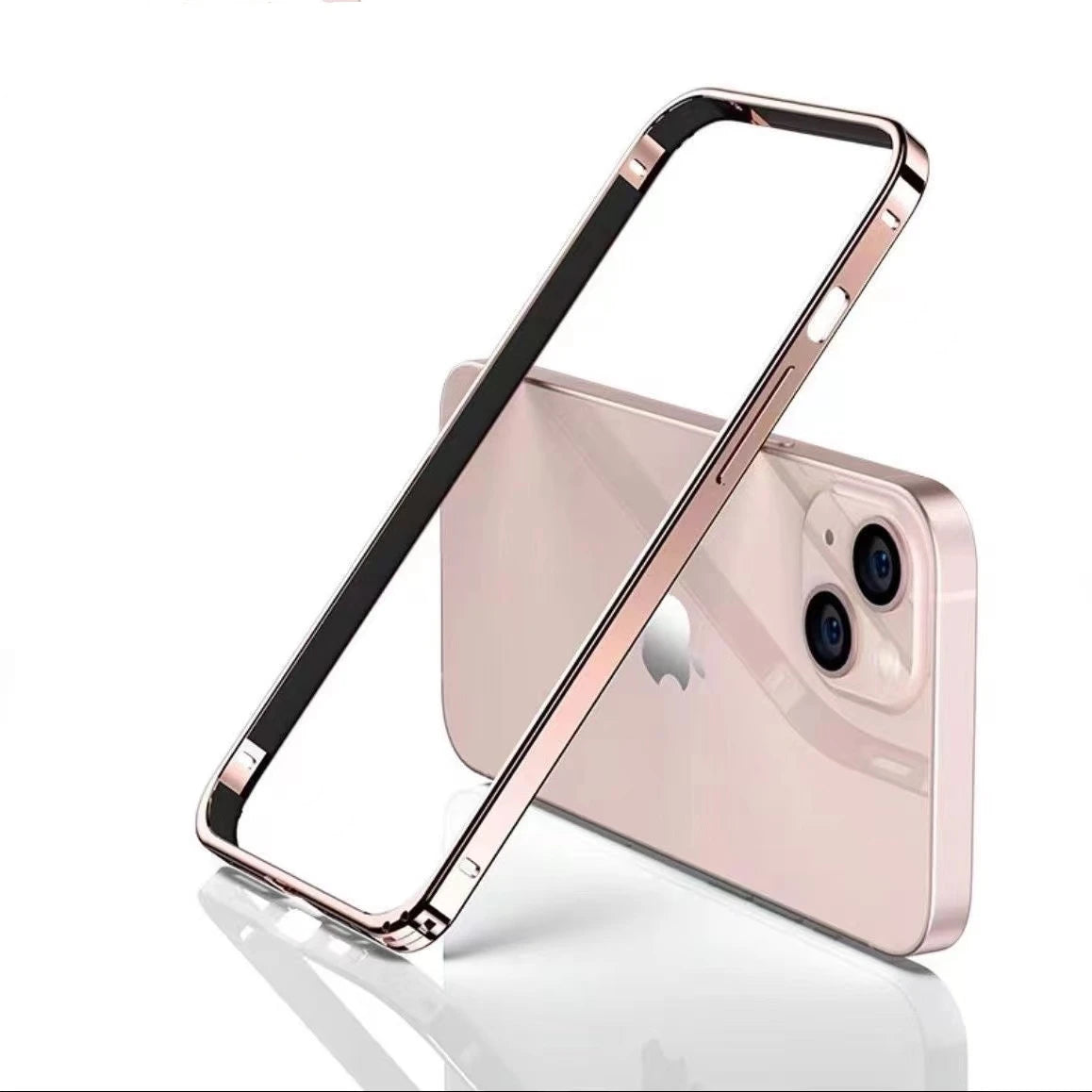 Aluminium Metal Bumper Frame Case For iPhone 17 16 15 14 13 12Pro Max Ultra Thin Luxury Light Alloy Protective Hard Back Bumpers