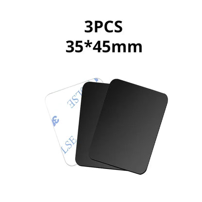 Magnetic Metal Plate Sticker Rings For Car Phone Holder Universal Iron Sheet Disk Sticker Mount Mobile Phone Holder Magnet Stand