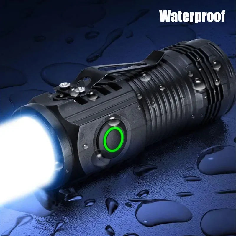 New Ultra Powerful Flashlight 3 Core LED Mini Tactical Flashlight Three-eyed monster LED flashlight