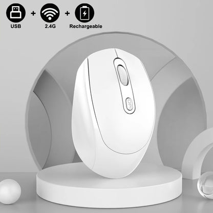 Wireless Mouse, 2.4G Ergonomic Optical Mouse, Computer Mouse for Laptop, PC,Chromebook,Notebook,Rechargeable Small Cordless Mice