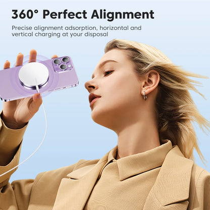 Toocki 15W Strong Magnetic Super Charge Wireless Charger For Iphone 16 15 14 QI Fast Type C Cable  For iPad Phone Charger