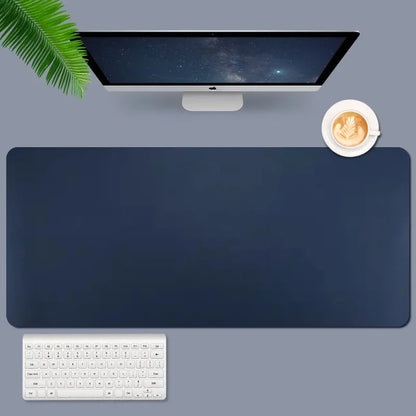 Large Size Office Computer Desk Protector Mat PU Leather Waterproof Non Slip Mouse Pad Desktop Keyboard Desk Pad Gaming Mousepad