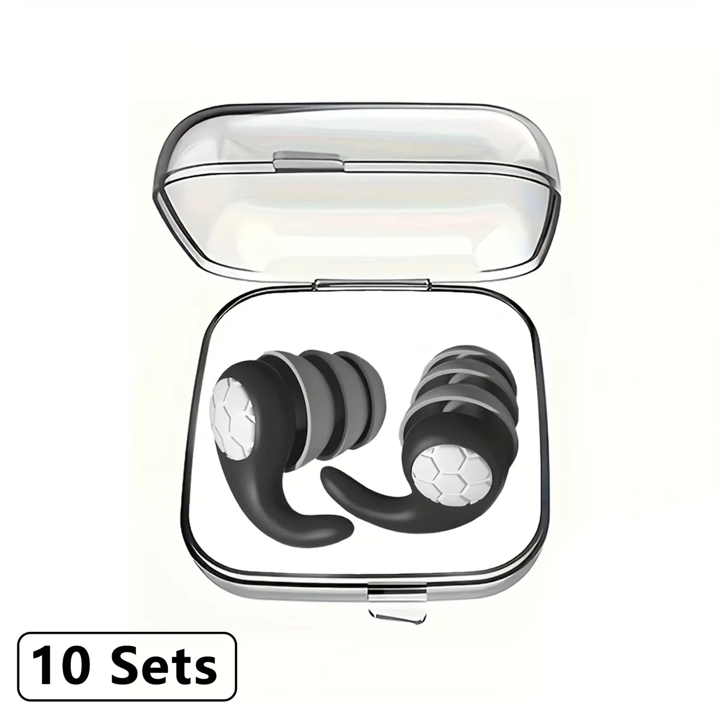 Silicone Sleeping Ear Plugs Three-Layer Noise Reduction Waterproof Earplug Professional Soundproof Earplug Earplugs For Swimming