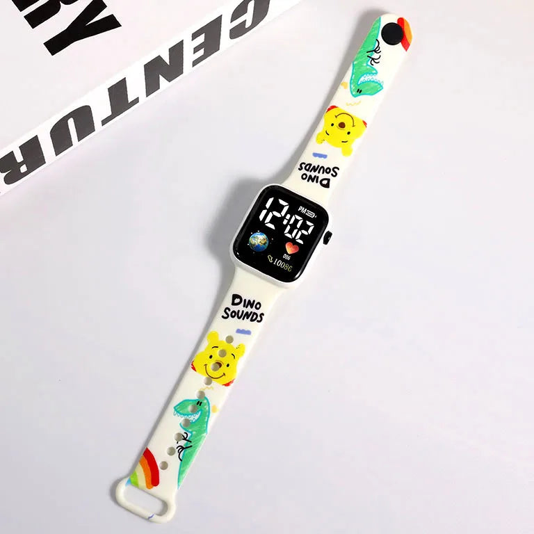 New Stitch Children Watches Girls Reloj Inteligente Para Niños Niña Reloj Hello Kitty Digital Watch Women Relógio Infantil
