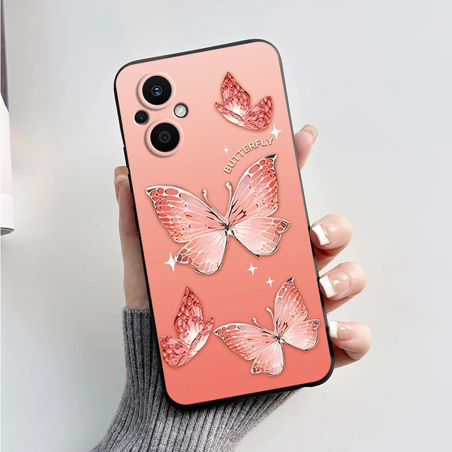For Oppo Reno7 Z 5G Case Reno 7 8 Lite Bear Cartoon Frog Soft Silicone Phone Case For Oppo Reno 7Z 8Z Reno7Z 5G Back Cover Capa