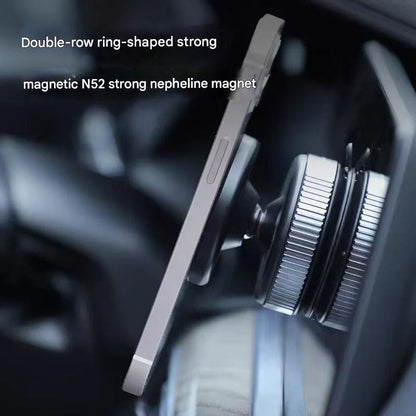 Magnetic Car Mount Mobile Phone Holder Vacuum Adsorption 360° Rotation Super Strong Suction Bracket for Iphone12-16 Smartphone
