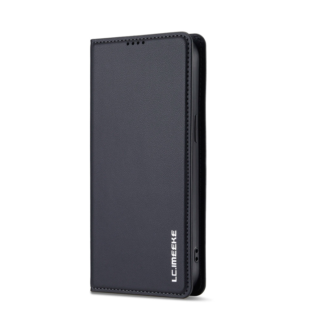 Business Magnetic Flip Leather Case For iPhone 17 Air 16 15 14 Pro Max 16E 13 12 11 Pro XS Max XR X 8 7 Plus SE Card Phone Cover