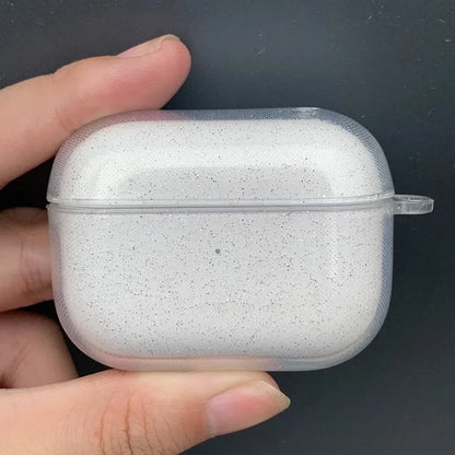 Luxury Bling Glitter Clear Earphone Case For Airpods Pro 3 Wireless Earphone Cover For Air Pods 3 2 1 Headset Soft Silicone Box