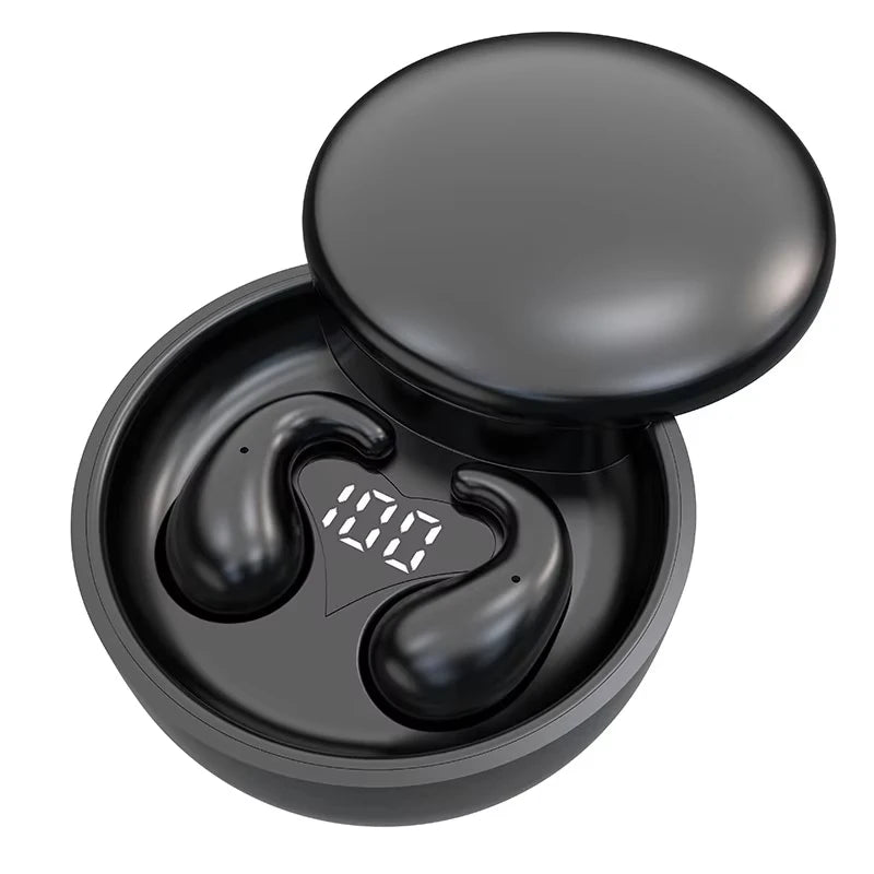 SK28 Ultra-thin Sleeping Headphones 5.4 Wireless Bluetooth Headset Invisible Earbuds Hidden In Ear Sports Earphones Waterproof
