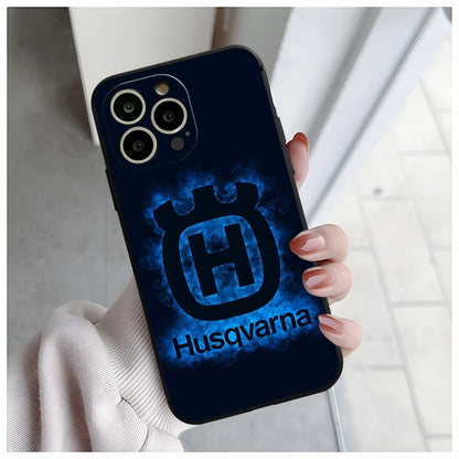 H-husqvarnaES Phone Case For Iphone 14 15ProMax 16 11 13 12 Pro Xs Max Mini Xr X 7 8 Plus Shell Coque
