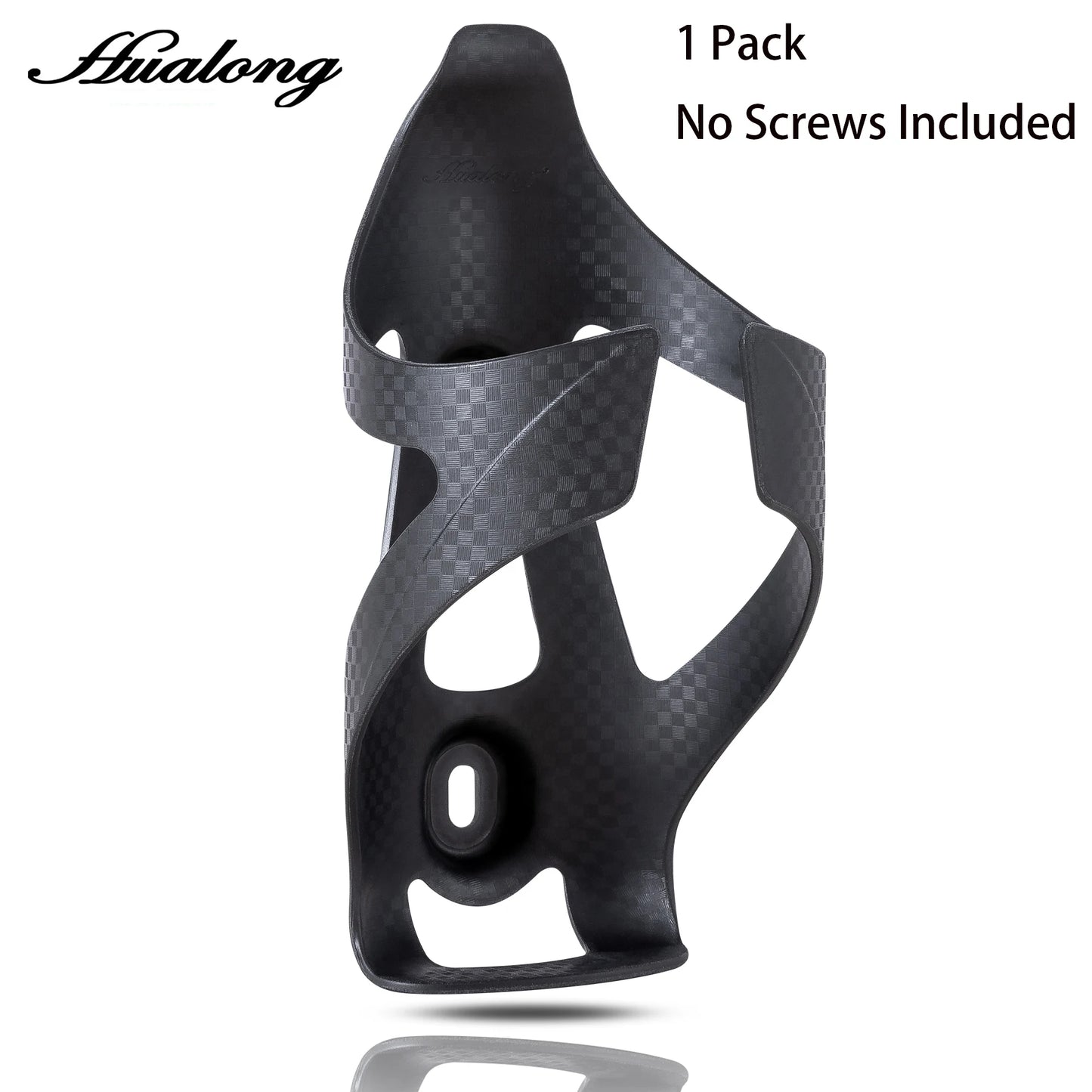 HUALONG Bike Water Bottle Holder Nylon Add Carbon Fiber Water Bottle Cage Road MTB Gravel Bikes Bicycle Water Bottl Drink Cup Ho