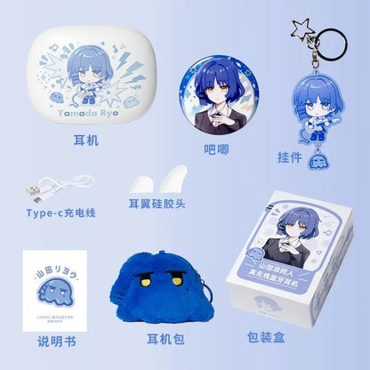 Wireless  HIFI Earphone Anime Honkai Impact 3 Bluetooth 5.3 Headphones Bocchi Cosplay in-ear Touch Control Student Comic Gift