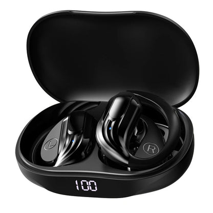 Wireless Headphones Q13 Bluetooth 5.3 Earphones True with Mic Button Control Noise Reduction Earhooks Waterproof Headset