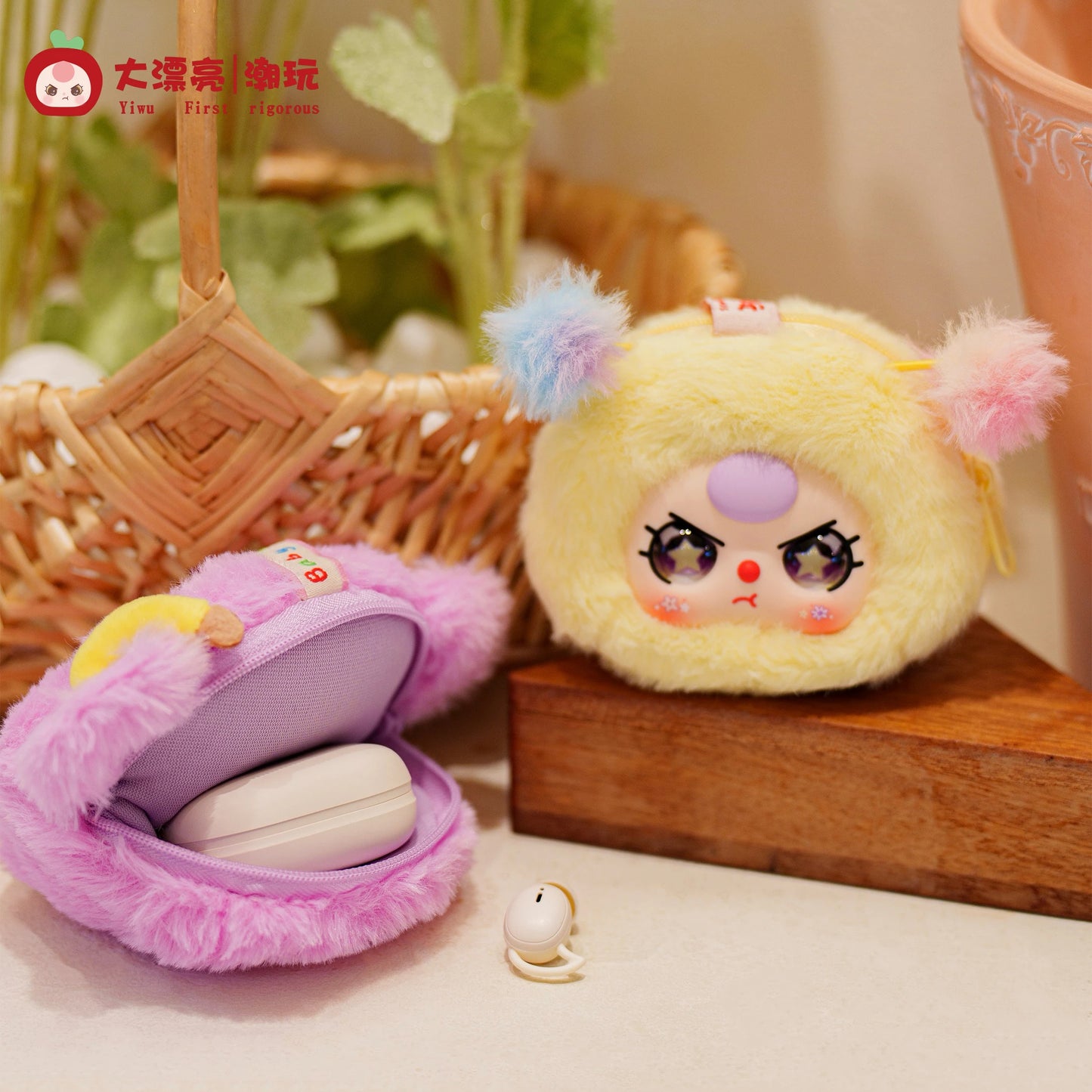 Baby Three Blind Box Of Storage Poucches Series Plush Earphone Bag Backpack Wallet Pendant Decor Make Up Bag Mystery Box Gifts