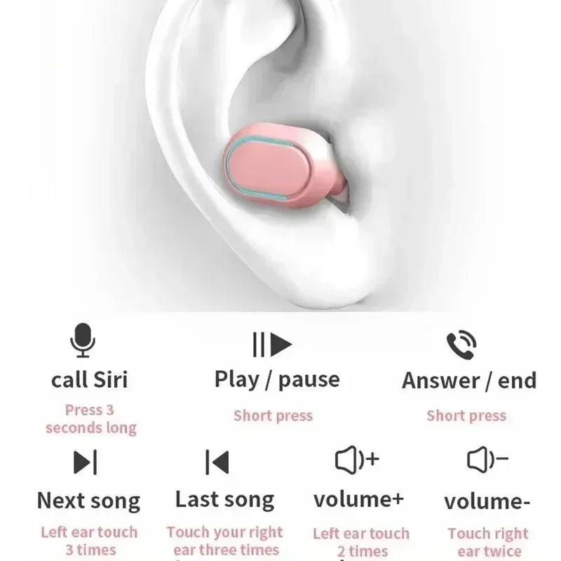E7s Tws Gaming Headset Bluetooth Earphones Earbuds Blutooth Earphone Wireless Hearing Aids Sport EarBuds Hifi headphones