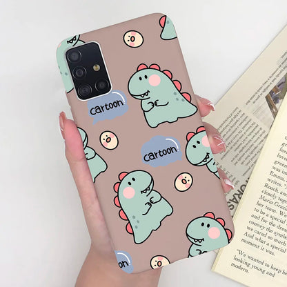 For Samsung Galaxy A51 Case Cover Soft Silicone TPU Bumper Phone Case for Samsung A31 A71 A515 A515F A 71 51 31 Coque Funda Capa