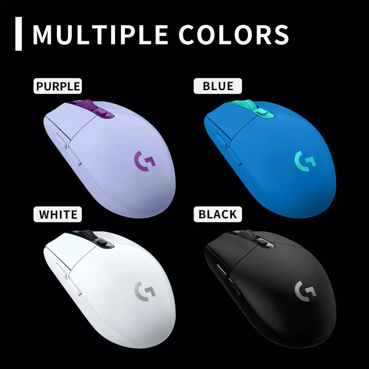 Logitech G304 LIGHTSPEED Wireless Gaming Mouse 12000 DPI HERO Sensor 1ms Latency 250hr Battery Home Office Long Battery Users