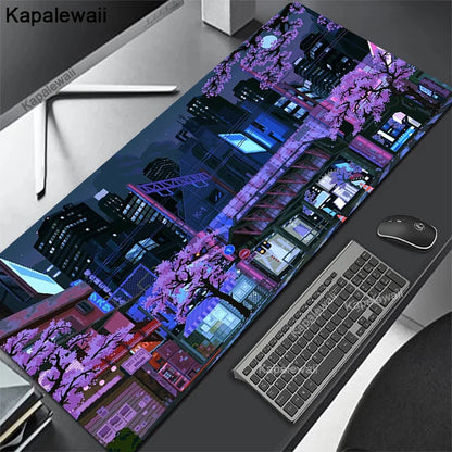 Large Personalized Art Gaming Mouse Pad Anime Rubber Edge Computer Mousepad Laptop Desk Mat Locking System for Gamers