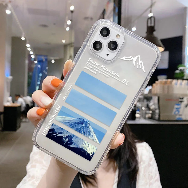 For Samsung S23 S25 Ultra Case Anime Landscape Phone Case For Samsung Galaxy S24 S22 Ultra S20 S21 FE S23Ultra S 23 Plus Covers