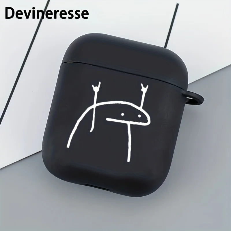 Rock And Roll Matchstick Men Protective Case For Wireless Headset For Airpods 1/2 Case Airpods3 Airpods Pro Generation Tpu Case