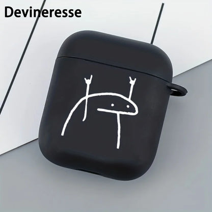 Rock And Roll Matchstick Men Protective Case For Wireless Headset For Airpods 1/2 Case Airpods3 Airpods Pro Generation Tpu Case