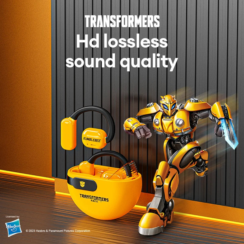 Original TRANSFORMERS TF-T09 Bluetooth 5.4 OWS Ear Hook Earphones Long Endurance  Headphones Fashion Sport Gaming Earbuds