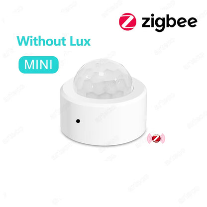 ZigBee Pir Motion Sensor Smart Human Body Sensors Infrared Detector Security Burglar Alarm Sensor Works With Home Assistant Z2M