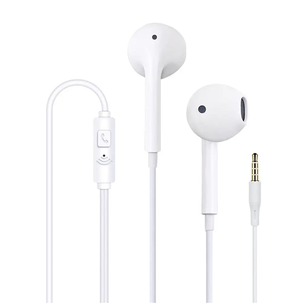 3.5mm Stereo In-Ear Headphones Sport Music Earbud Handfree Universal Wired Headset Earphones with Mic For Xiaomi Huawei Samsung