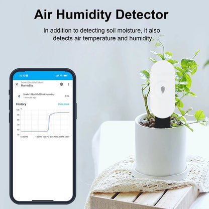 ZigBee Soil Moisture Sensor Humidity Temperature Tester Garden Automation Irrigation Detector Support Home Assistant Zigbee2MQTT