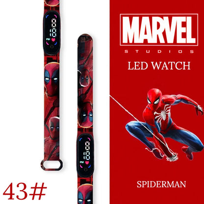 New Spiderman Kid's Watches Men Sport Wristband Bracelet Waterproof Children Digital Watch Boys LED Clock relogio montre