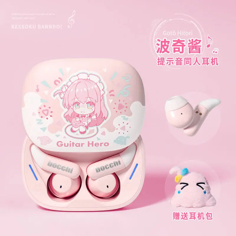 Wireless  HIFI Earphone Anime Honkai Impact 3 Bluetooth 5.3 Headphones Bocchi Cosplay in-ear Touch Control Student Comic Gift