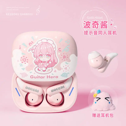 Wireless  HIFI Earphone Anime Honkai Impact 3 Bluetooth 5.3 Headphones Bocchi Cosplay in-ear Touch Control Student Comic Gift