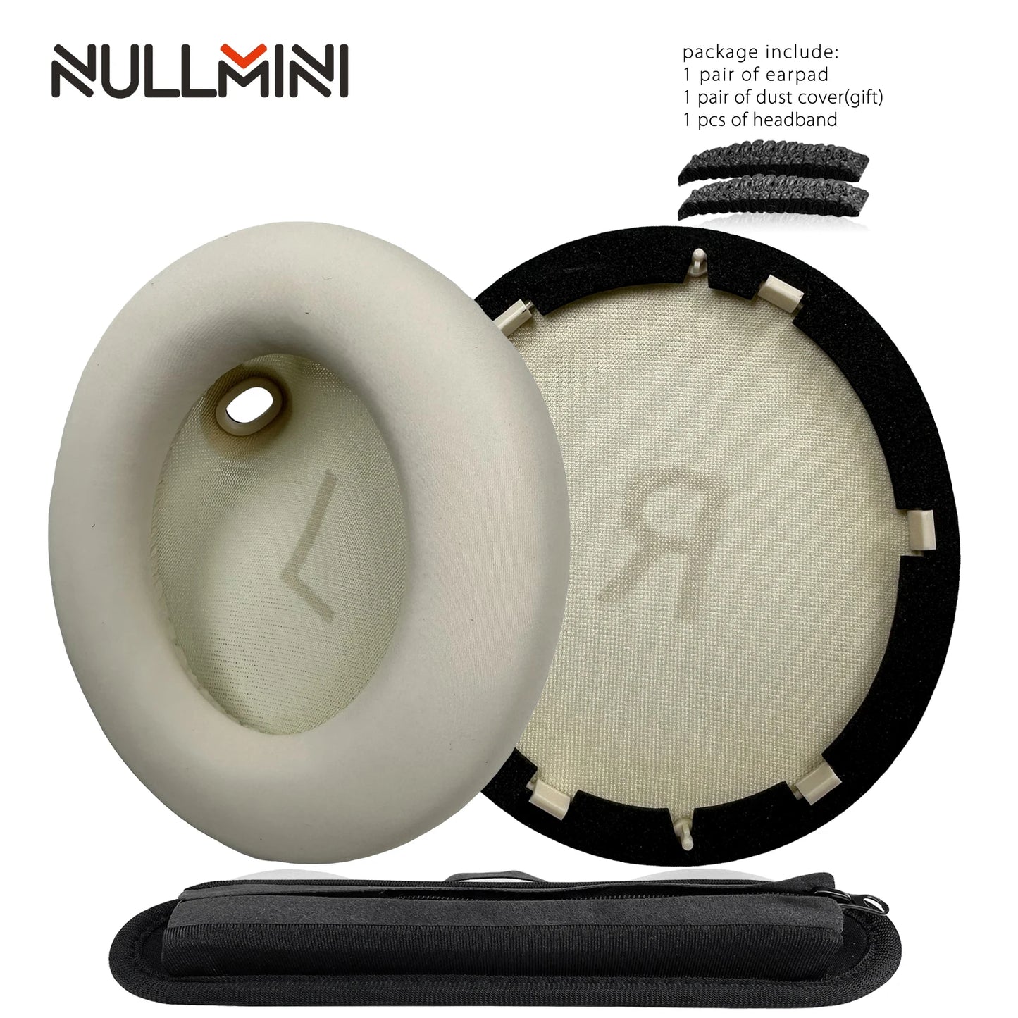 NullMini Replacement Earpads for Anker Soundcore Space One, S1, S-1 Headphones Headband Ear Cushion Earmuff Sleeve Headset