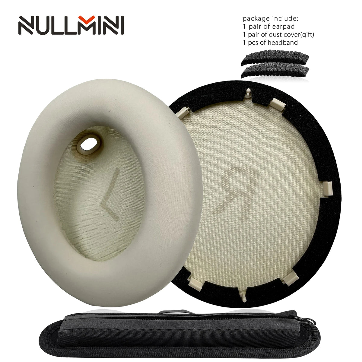 NullMini Replacement Earpads for Anker Soundcore Space One, S1, S-1 Headphones Headband Ear Cushion Earmuff Sleeve Headset