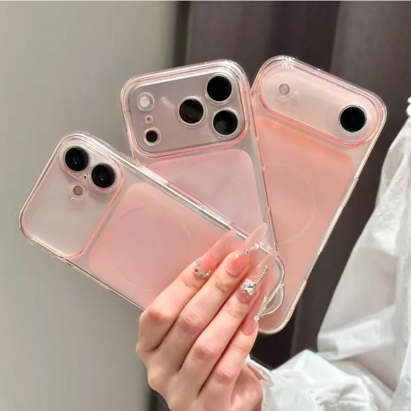 Luxury Ultra Slim Translucent Soft Silicone Phone Case For IPhone 17 Air 16 15 14 13 12 Pro Max 11 Lens Protection Matte Cover
