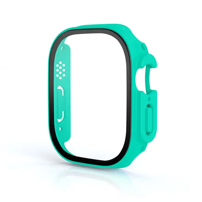 Glass+case For Apple Watch Ultra 49mm strap smartwatch PC Bumper+Screen Protector Tempered Cover iwatch series band Accessories