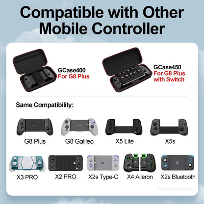 GameSir G8 Plus Carrying Case G8 Galileo X5 Lite X5s Controller Bag for X3 PRO X2 PRO X2s Type-C X4 Aileron Mobile Gamepads Box