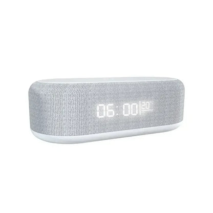 Wireless Charger Pad Phone Alarm Bedroom Lamp Night Light Desktop Clock Thermometer For iPhone 16 15 14 13 12 Fast Charging Dock