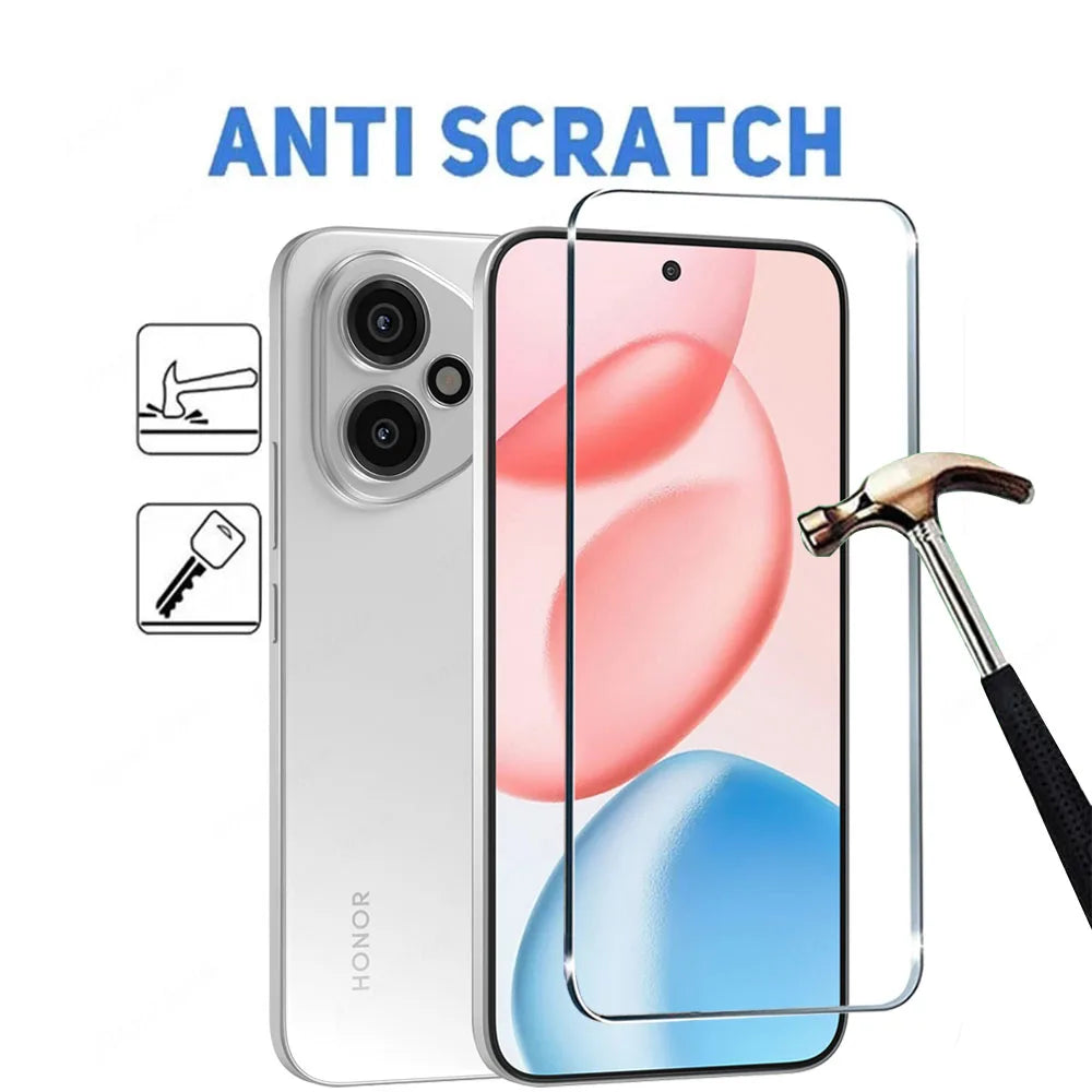 4Pcs HD Protective Glass For Honor 400 lite 200 90 lite X7B X8B X7A Screen Protector For Honor 400 200 lite Tempered Glass