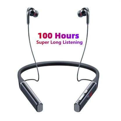 100 Hours Wireless Bluetooth Earphones Magnetic Neckband Sports Running Headset Waterproof Sport Earbuds s720 Noise Reduction