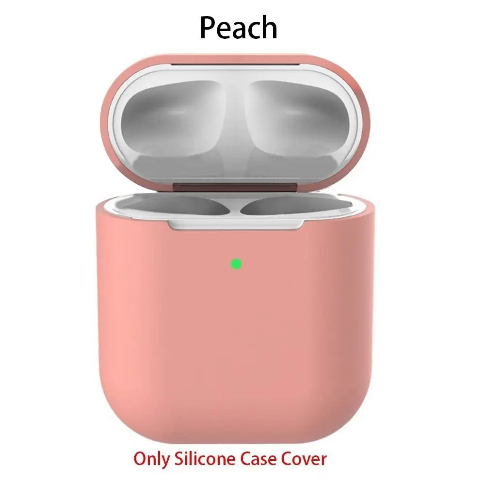 New Ultra Thin Slim Silicone Case Cover Wireless Earphones Pouch Protective Skin Sleeve Protector For Airpods 2