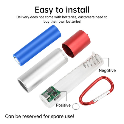 5V 2A 1x 18650/21700 USB Type-C Battery Charger Case DIY Power Bank Box For Phone Electronic Charging Not Including Batteries